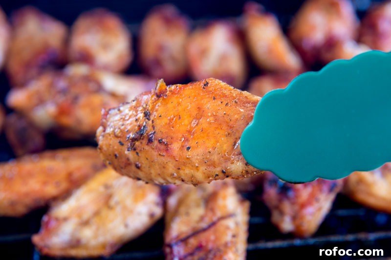 spicy smoked Korean chicken wings