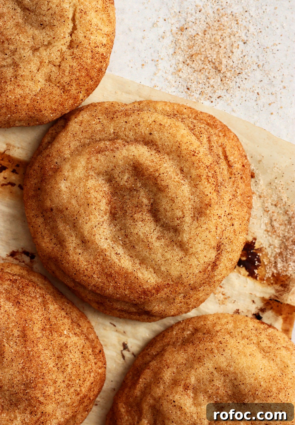 Churro Cookies: Chocolate-Stuffed Snickerdoodle Recipe 3 churro cookies