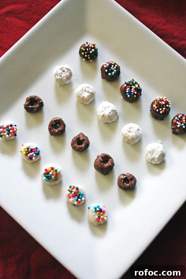 Magical Elf Donuts: Festive Donut Recipes & Decorating Ideas 8 Elf Donuts on a plate