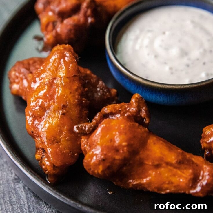 Breaded Smoked and Fried Buffalo Wings