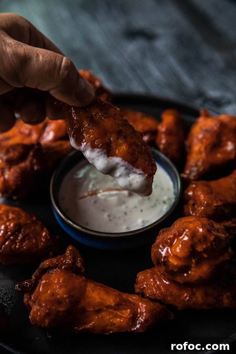 Crispy Smoked Buffalo Wings: Breaded and Double-Fried Recipe 4 Lightly Breaded Smoked and Fried Buffalo Wings