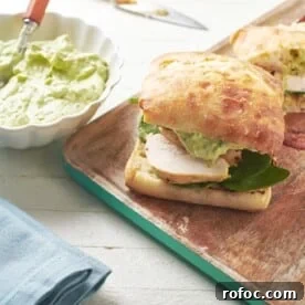 Chicken, Bacon, and Avocado Spread Sandwich