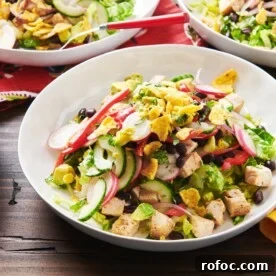 Southwestern Chicken Taco Salad Bowl