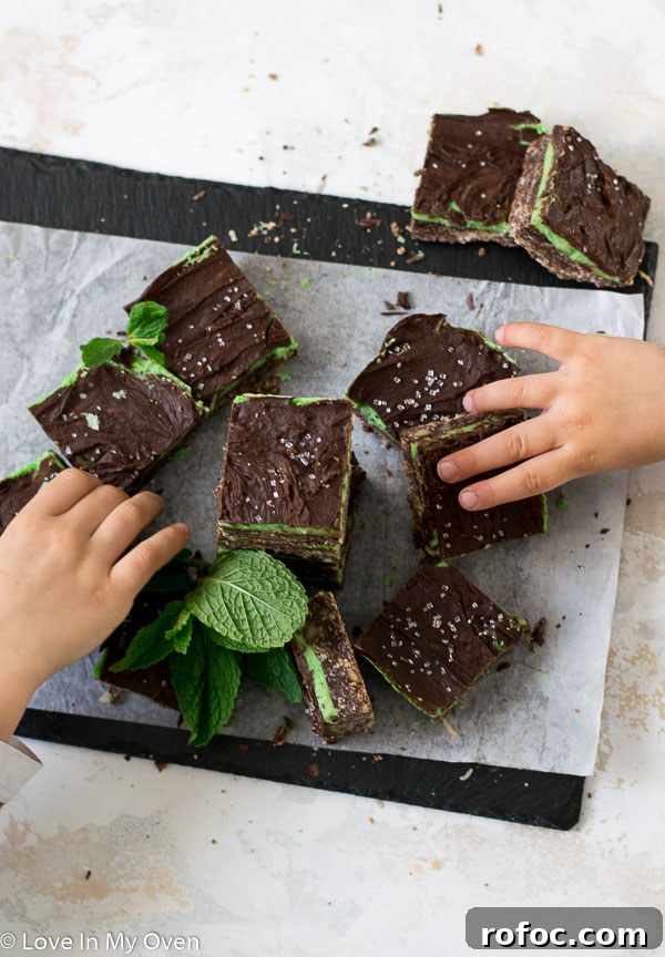 Mint Nanaimo Bars Recipe: Cool No-Bake Layered Chocolate Squares 11 mint nanaimo bars