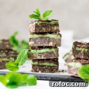 mint nanaimo bars