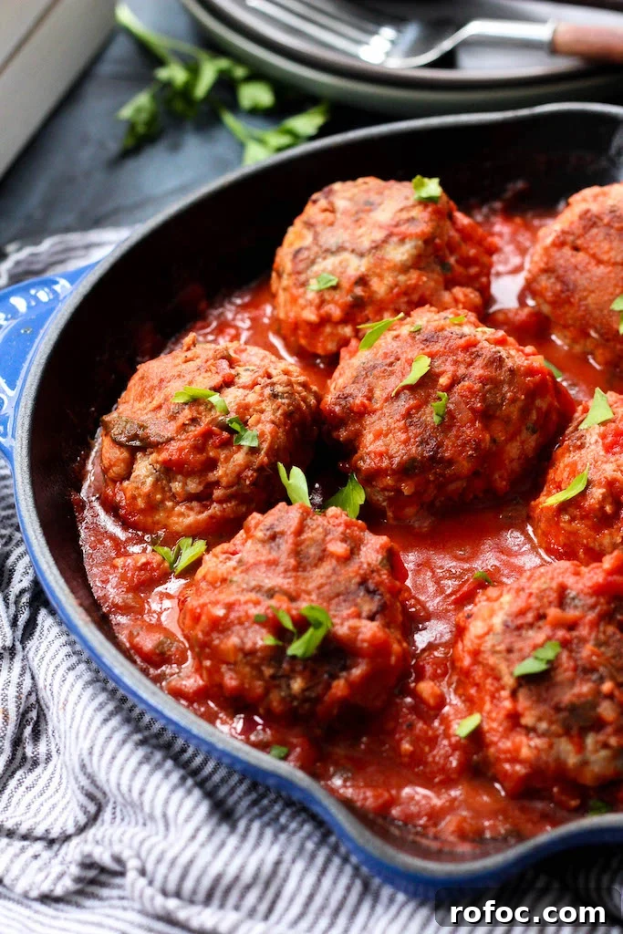 Skillet Italian Meatballs Skillet Italian Meatballs