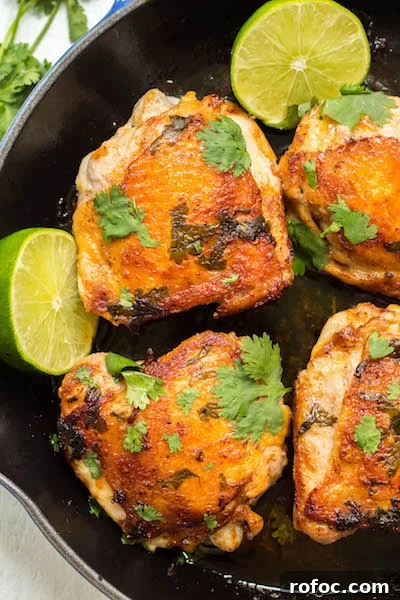 Cilantro Lime Chicken Thighs Cilantro Lime Chicken Thighs