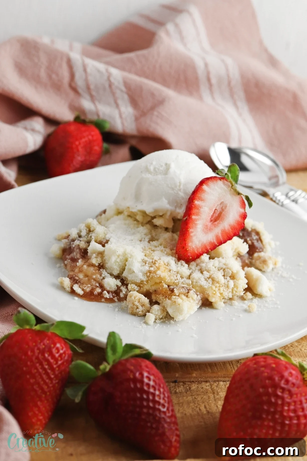 Strawberry Cheesecake Dump Cake Recipe — Quick Layered Dessert 3 This strawberry dump cheesecake is quick, simple, and irresistible.