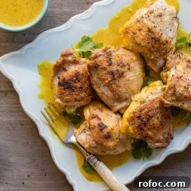 Savory Curry Chicken Thighs with Coconut and Spices 7 quick chicken curry | AFoodCentricLife.com