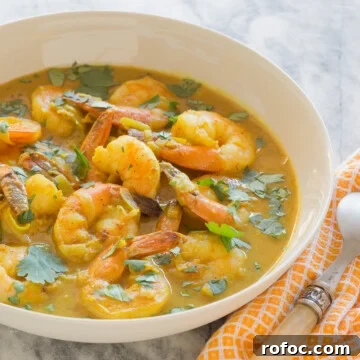 quick coconut curry shrimp