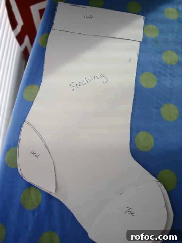 Upcycled Christmas Stocking from Thrifted Shirts: Step-by-Step Guide 3 stockings-013