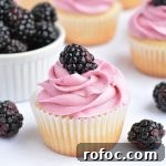 Blackberry Cupcakes with Lemon Glaze — Moist Summer Recipe 2 cupcake thumbnail