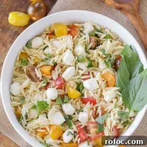 Creamy Mozzarella Pasta Salad with Cherry Tomatoes and Basil 2 img 73356 6