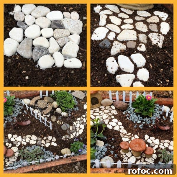 How to Build a Charming DIY Fairy Garden in Your Yard 3 Fairy Garden Set-up Collage