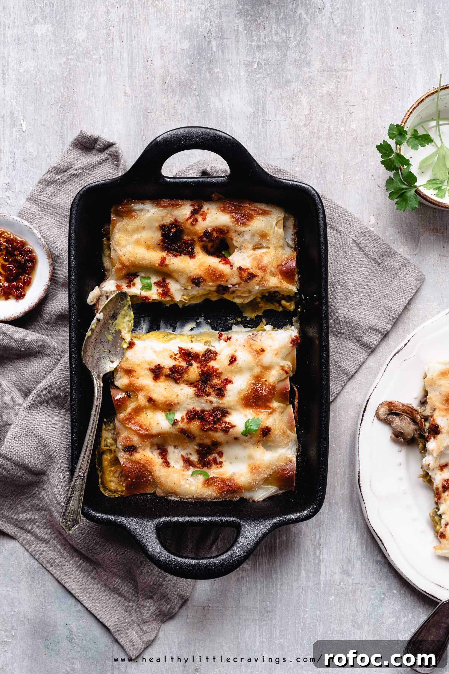 Saffron and Mushroom Cannelloni — Vegetarian Recipe 4 Cannelloni ripieni funghi e zafferano