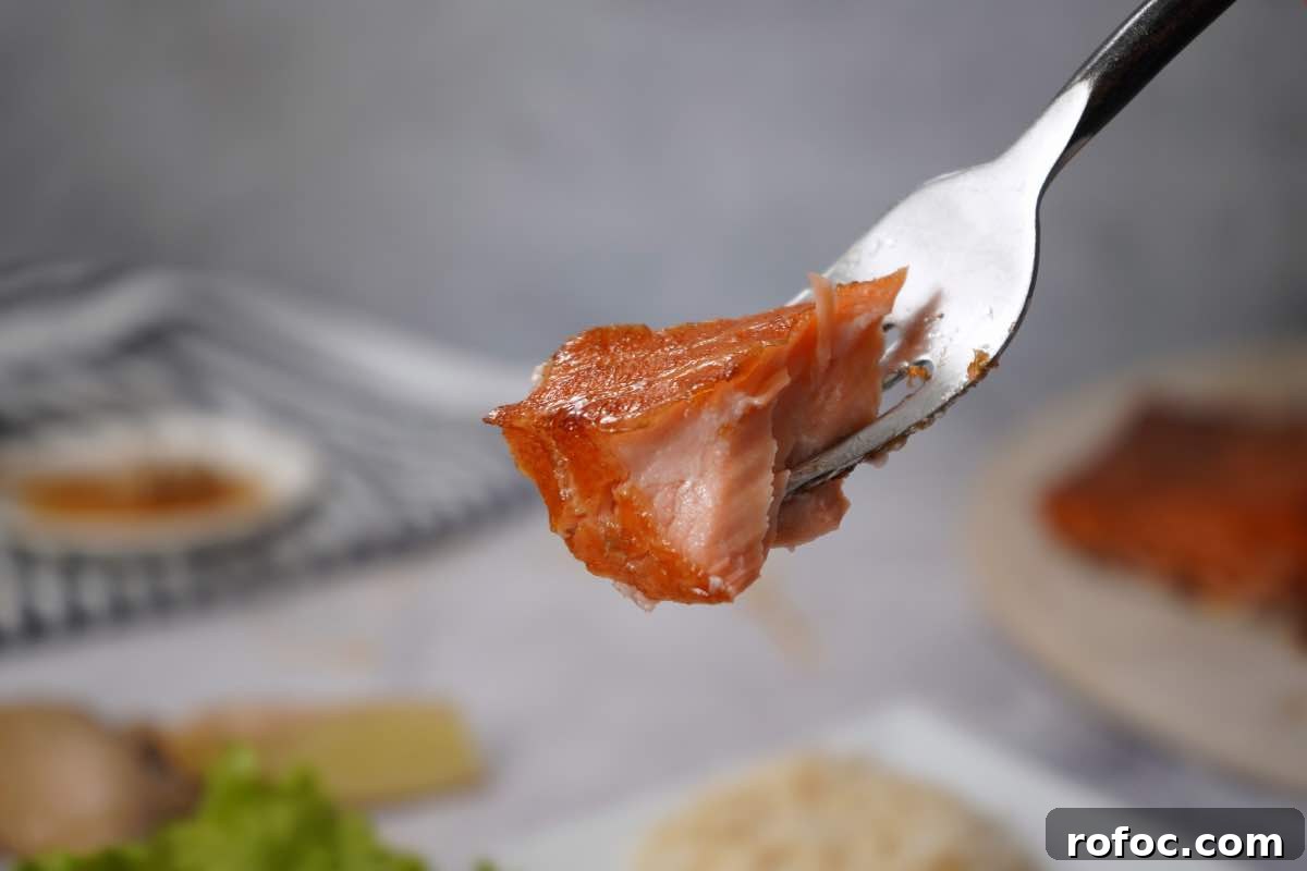 Smoked Salmon Fork Shot