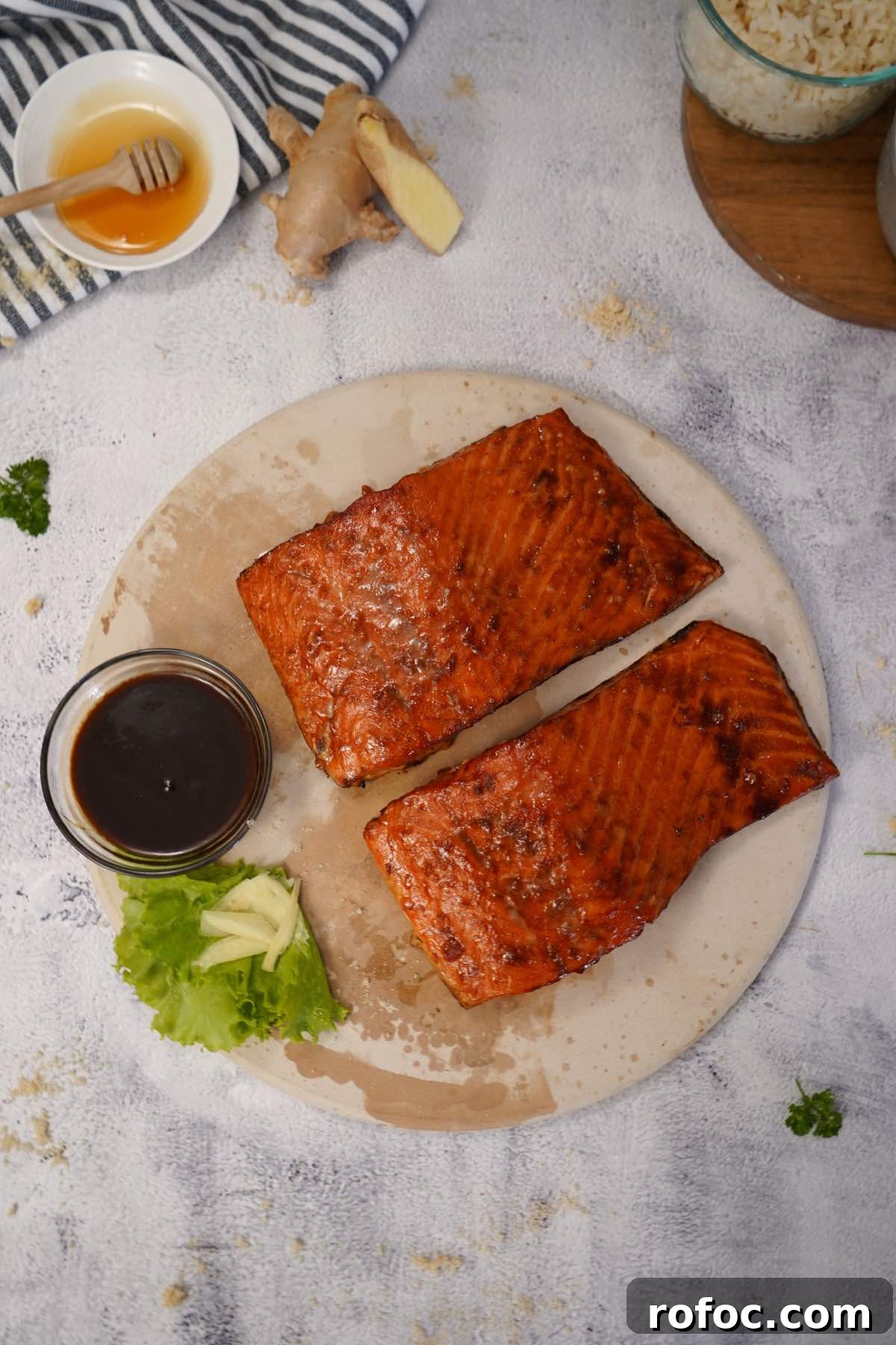 Smoked Salmon Served on platter
