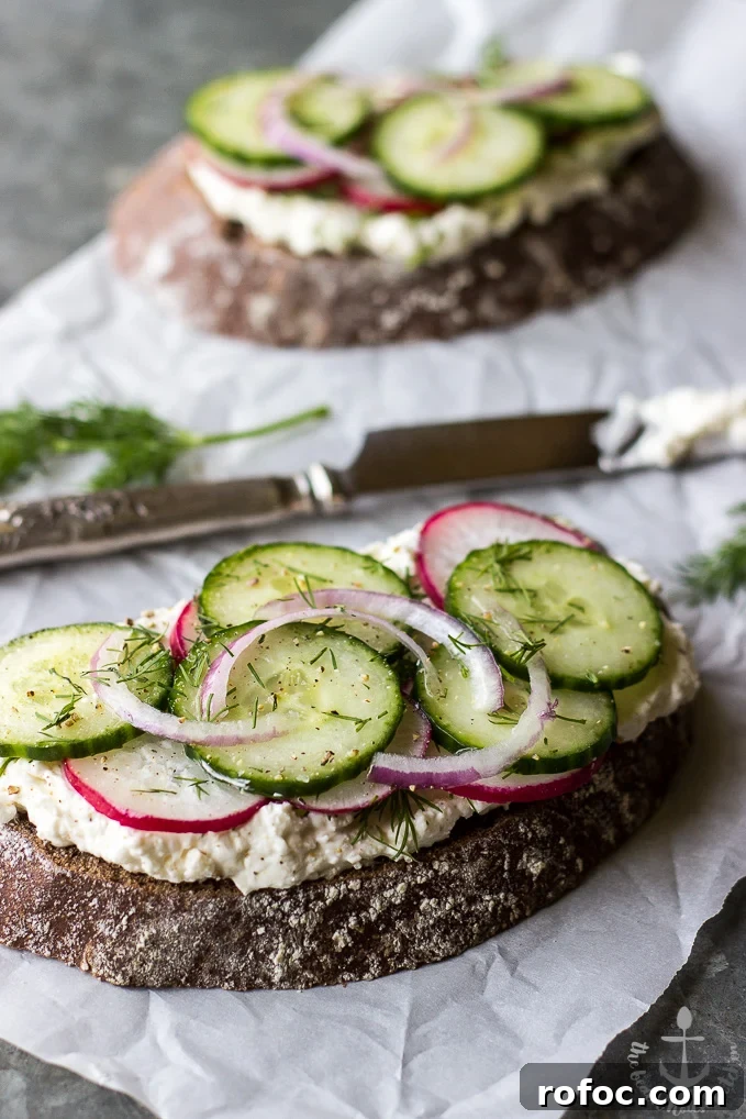 Herbed Feta and Garden Vegetable Toast Recipe 2 Garden Vegetable Toast with Herbed Feta Spread