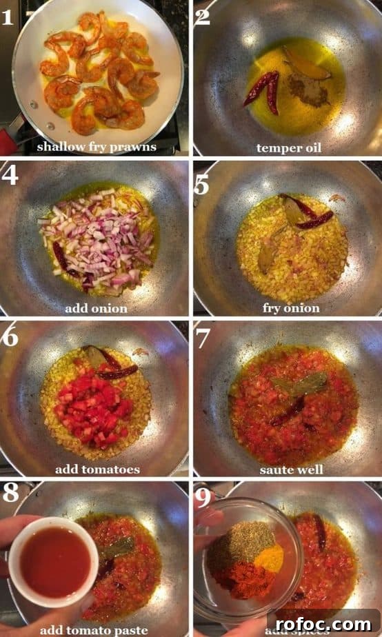 Kadai Prawns Recipe: Spicy Indian-Style Prawns in Kadai Sauce 11 Step By Step instructions to make Kadai Prawns