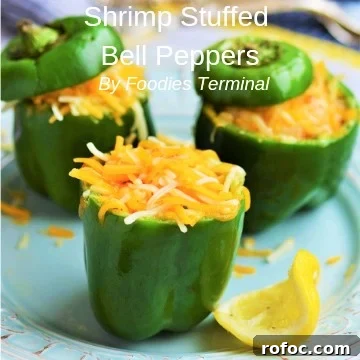 Kadai Prawns Recipe: Spicy Indian-Style Prawns in Kadai Sauce 17 Green stuffed bell peppers topped with cheese