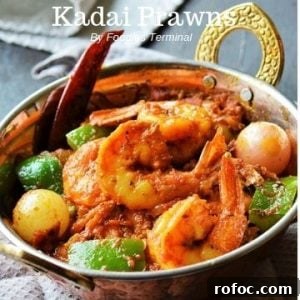 Kadai Prawns Recipe: Spicy Indian-Style Prawns in Kadai Sauce 18 Kadai Prawns served in a small kadai
