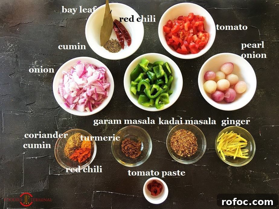 Kadai Prawns Recipe: Spicy Indian-Style Prawns in Kadai Sauce 7 Prawn Karahi recipe ingredients