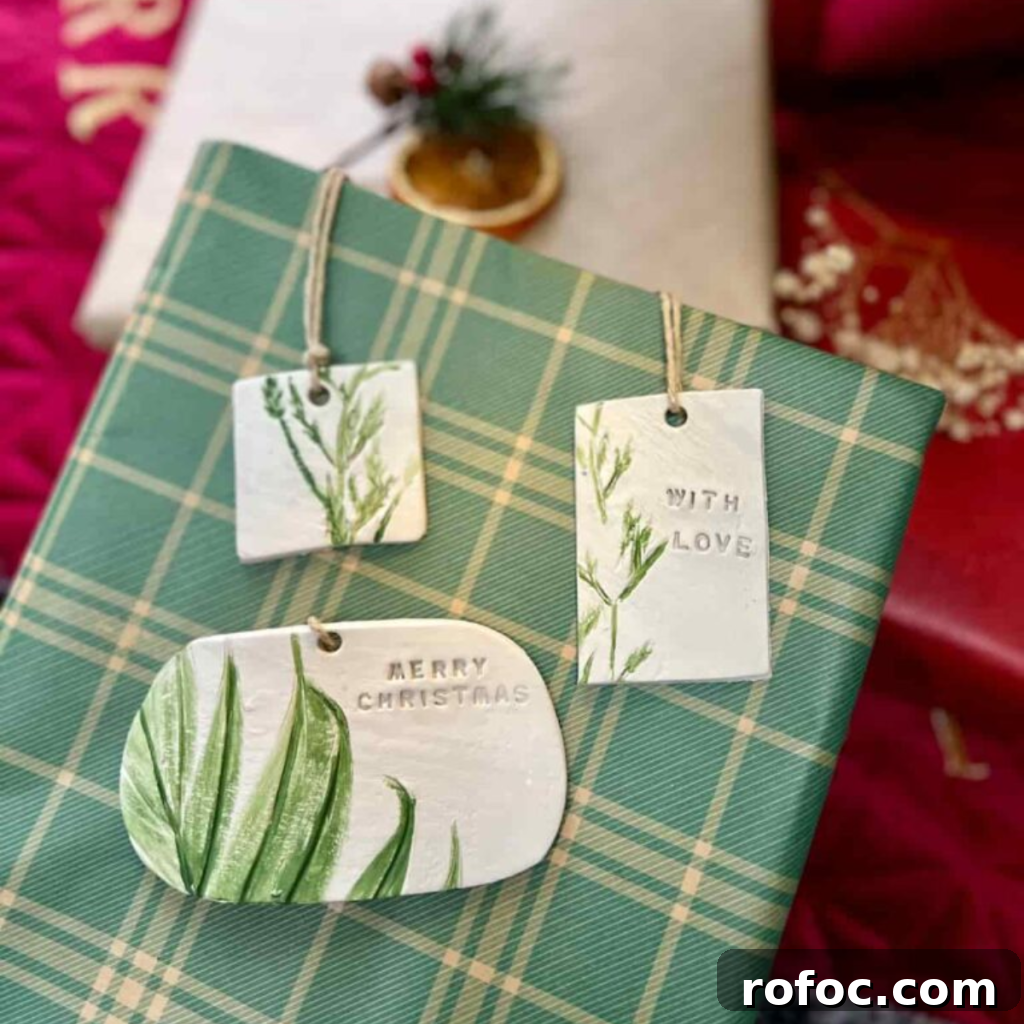 26 Creative Air-Dry Clay Projects for All Skill Levels 25 Personalize Gifts With Clay Gift Tags