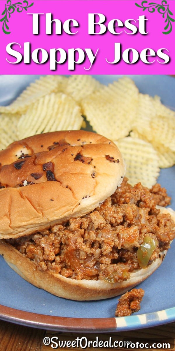 The Best Sloppy Joes can be finished on the stove or in a slow cooker. A sweet and tangy version of an American classic dinner.