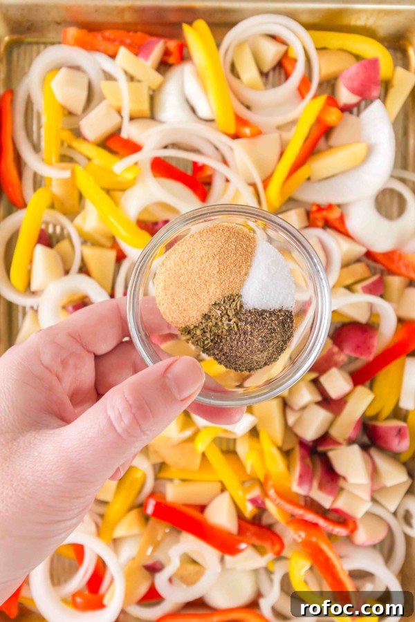 Sheet Pan Italian Sausage and Peppers Dinner 3 sheet pan baked italian sausage gluten free seasonings