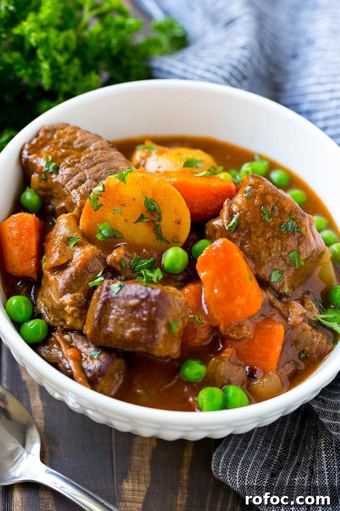 75 Cozy Rainy Day Dinner Ideas for Comforting Nights 3 Image for Slow Cooker Beef Stew