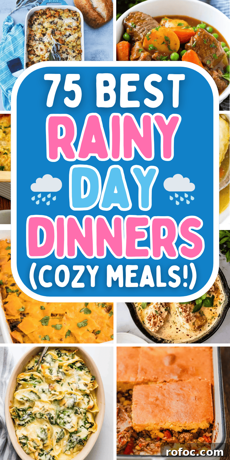 75 Cozy Rainy Day Dinner Ideas for Comforting Nights 14 Easy rainy day dinner ideas! These cozy rainy day meals are the best comfort foods for cold nights.