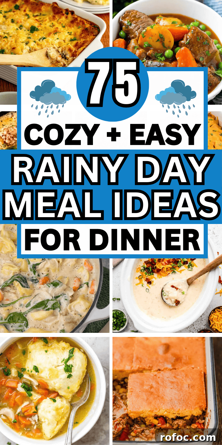 75 Cozy Rainy Day Dinner Ideas for Comforting Nights 17 Easy rainy day dinner ideas! These cozy rainy day meals are the best comfort foods for cold nights.