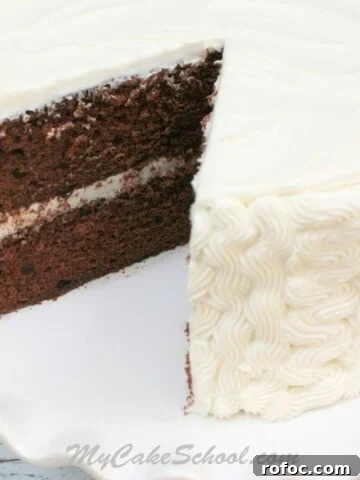 Everyone LOVES this Chocolate Sour Cream Cake!