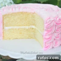 White Almond Sour Cream Cake- A Doctored Cake Mix Recipe