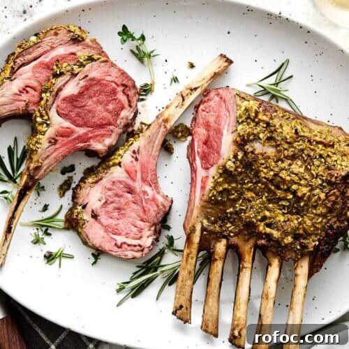 Rack of lamb recipe.