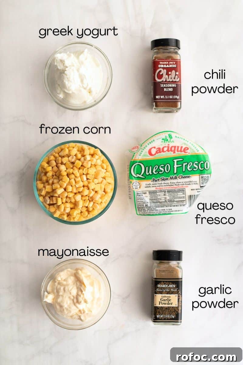 6-Ingredient Mexican Street Corn Casserole Recipe 3 ingredients for mexican street corn casserole