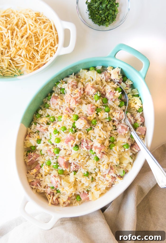 Brazilian-Style Fried Rice with Ham and Egg Recipe 7 Arroz Maluco - Fried Rice with Ham and Egg