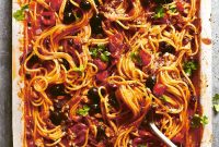 One-Pan Spaghetti Puttanesca with Olives, Capers & Anchovies