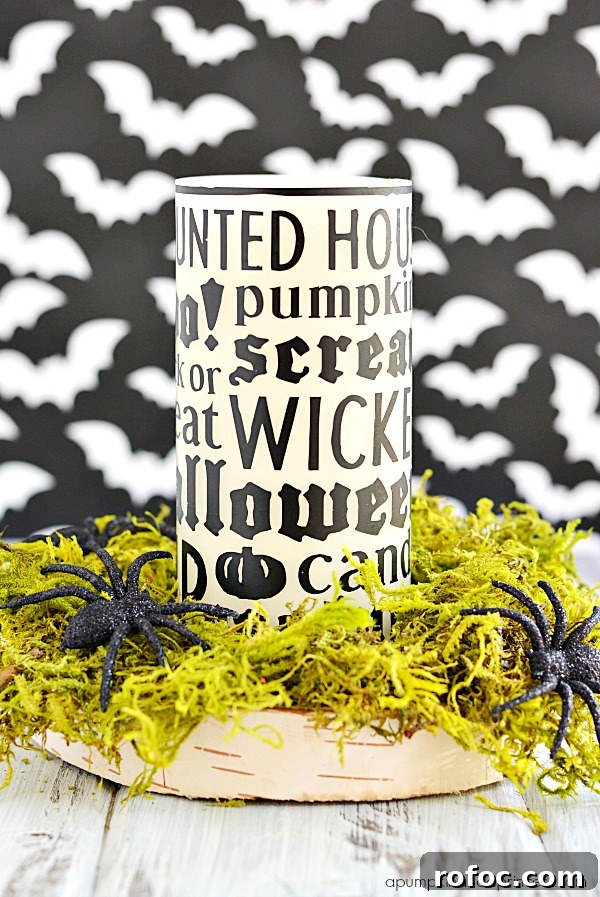 DIY Halloween Treat Bags Kids Will Love 13 Halloween candle subway art