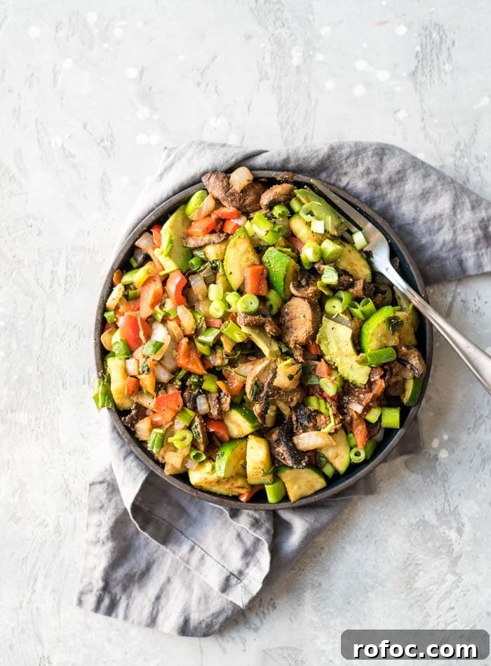 High-Protein Vegan Breakfast Skillet Recipe - Running on Real Food