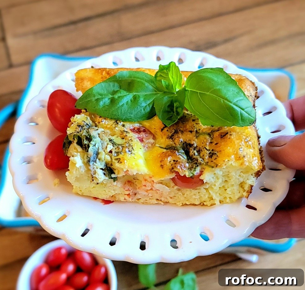 Caprese Breakfast Casserole
