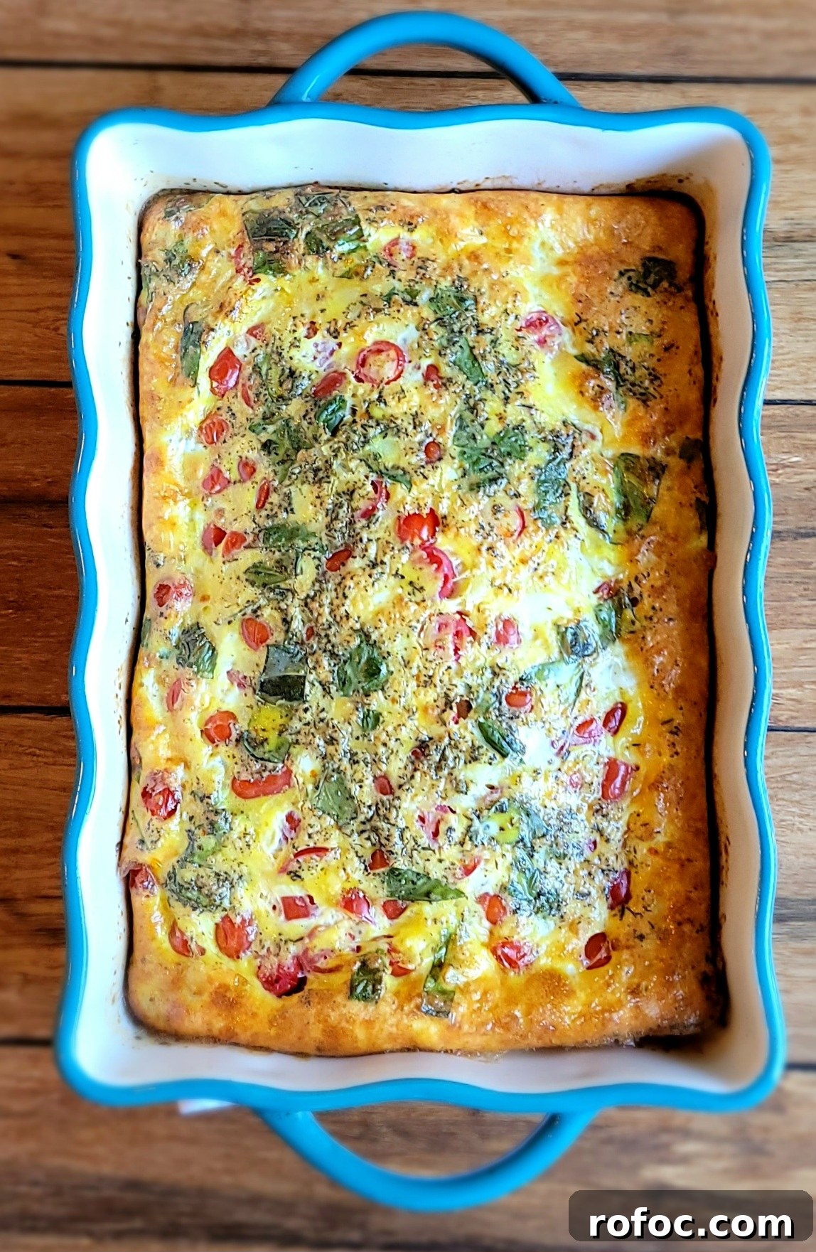 Caprese Casserole serving
