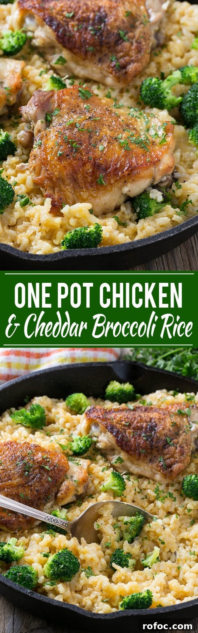 Chicken Broccoli and Rice Casserole Recipe | One Pot Chicken and Rice