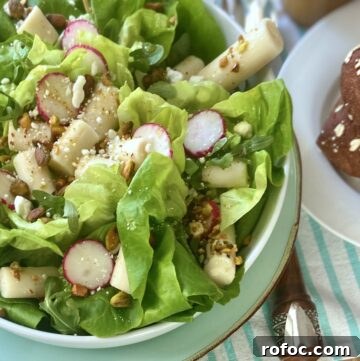 Hearts of palm salad in white bowl.
