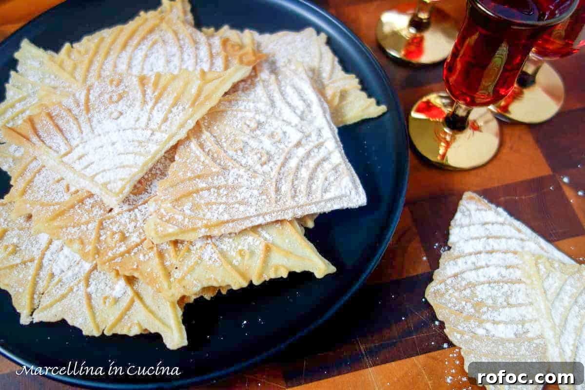 wafer cookies on black plate
