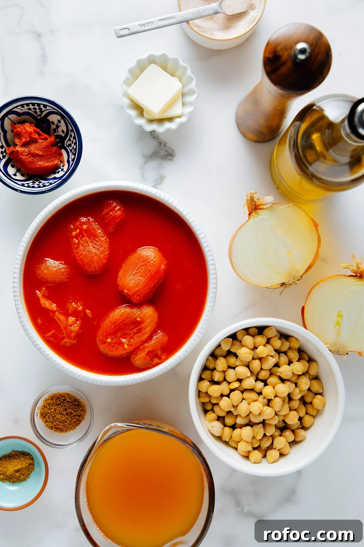 chickpea tomato soup ingredients
