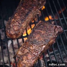 steaks onn the grill
