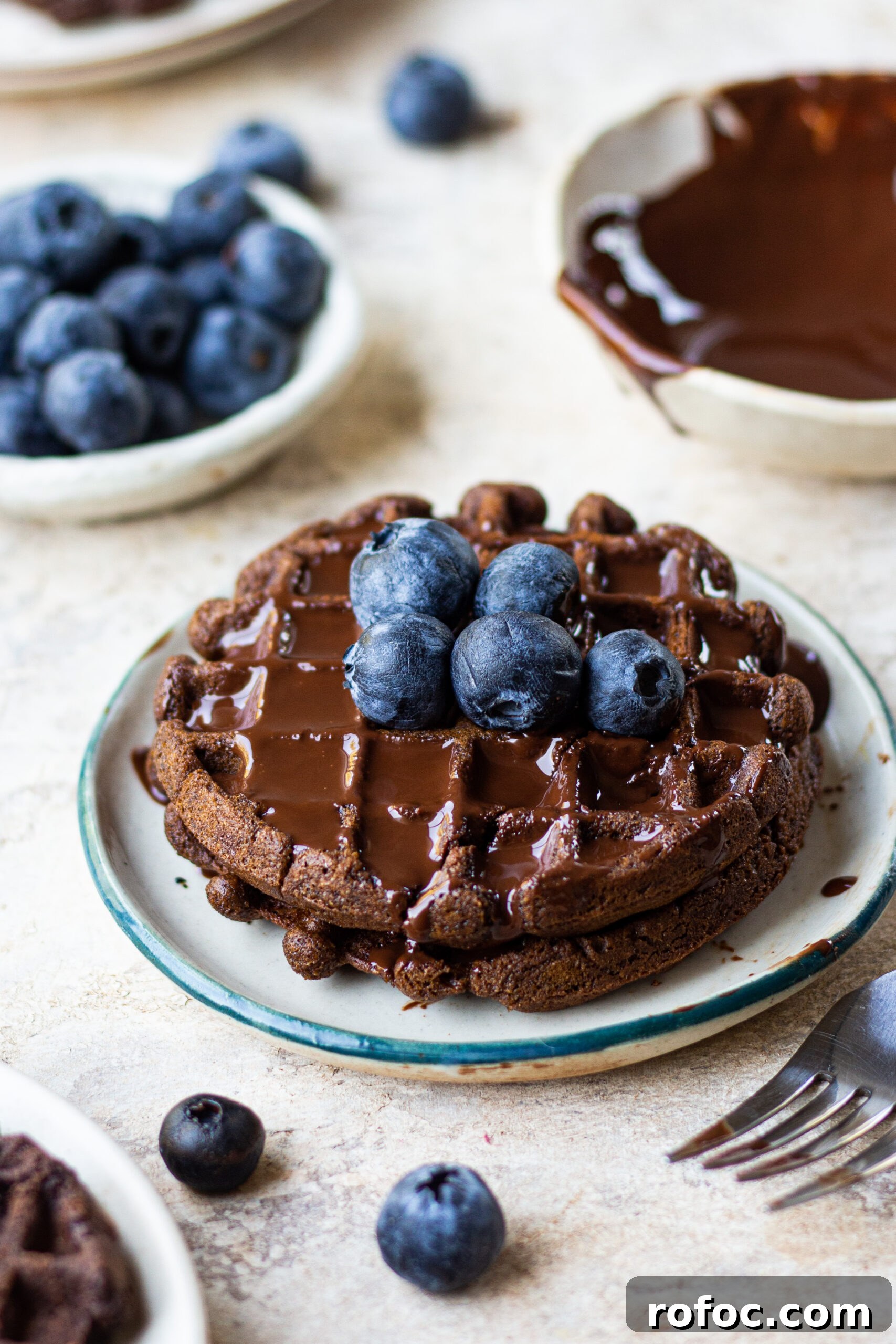 chocolate waffles
